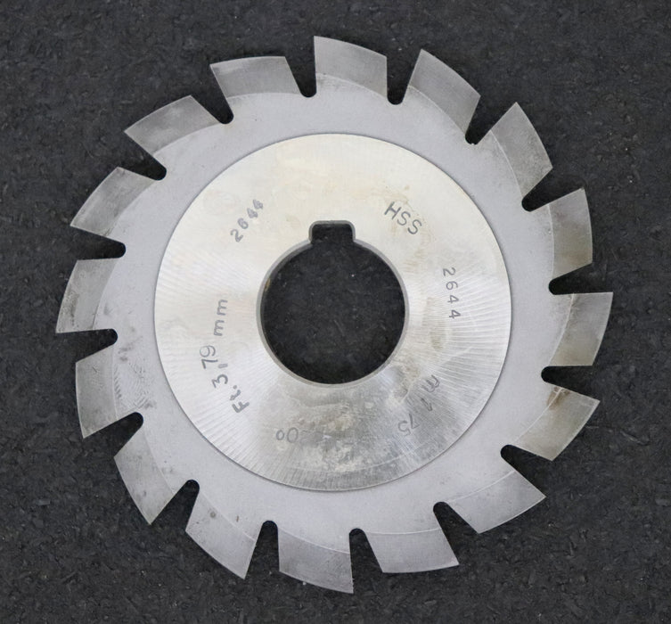 Bild des Artikels DOLD-Formfräser-für-Zahnstangen-m=-1,75-EGW-20°-BPI-nach-3972-Ø84x8xØ22mm
