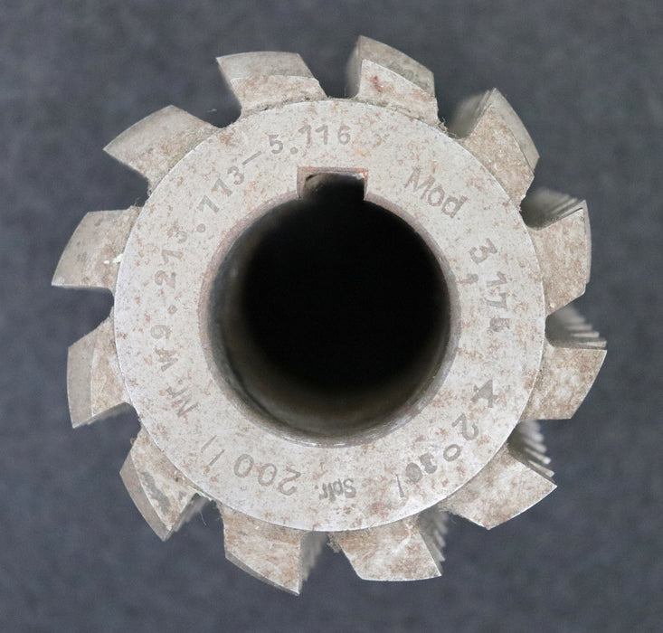 Bild des Artikels SVENSSON&KUHLER-Zahnwellen-Wälzfräser-involute-spline-hob-m=-3,175-EGW-30°