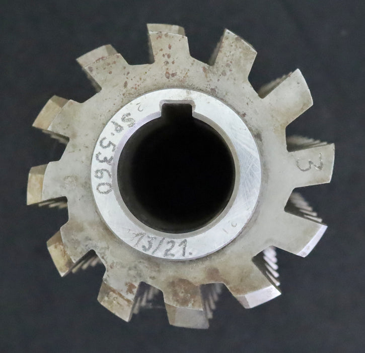 Bild des Artikels PWS-Zahnwellen-Wälzfräser-involute-spline-hob-m=-6,0-EGW-30°-Ø110x135xØ40mm-LKN