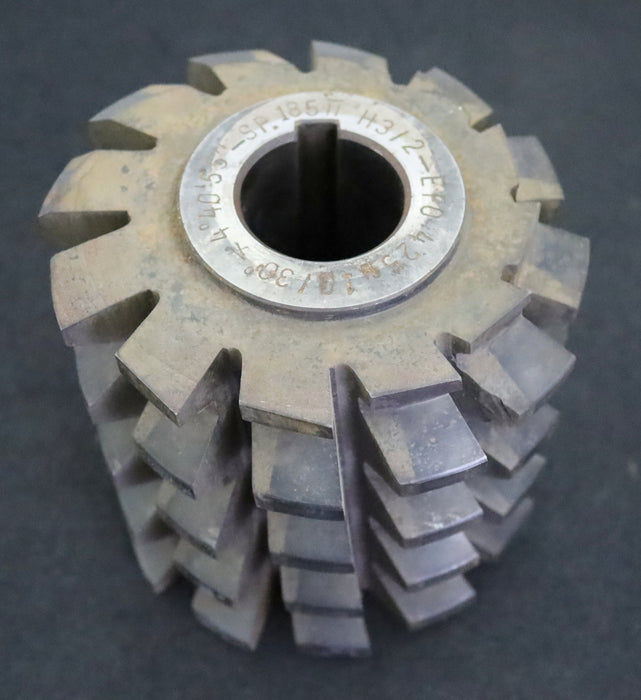 Bild des Artikels Zahnwellen-Wälzfräser-involute-spline-hob-m=-10,0-EGW-30°-Ø140x140xØ40mm-mit-LKN