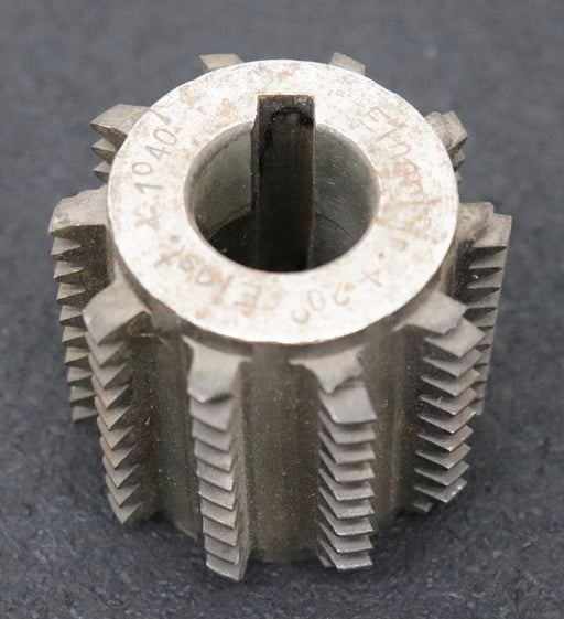 Bild des Artikels Zahnrad-Wälzfräser-m=-1,5-20°-EGW-Ø57x55xØ22mm-mit-LKN-10-Spannuten-1gg.-Rechts