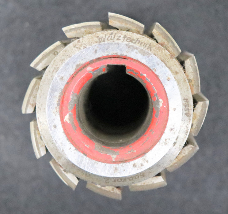 Bild des Artikels PWS-Kerbzahnwellen-Wälzfräser-Nennmass-17x20-nach-DIN5481-Ø59x62xØ22mm