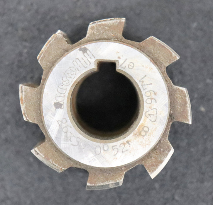 Bild des Artikels PWS-Kerbzahnwellen-Wälzfräser-Nennmass-26x30-nach-DIN5481-EGW-27°-56x40x22mm-LKN