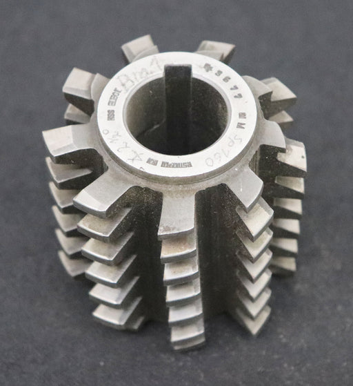 Bild des Artikels R.STOCK-Zahnrad-Wälzfräser-gear-hob-m=-3,5mm-15°-EGW-Ø71x76xØ27mm-mit-LKN