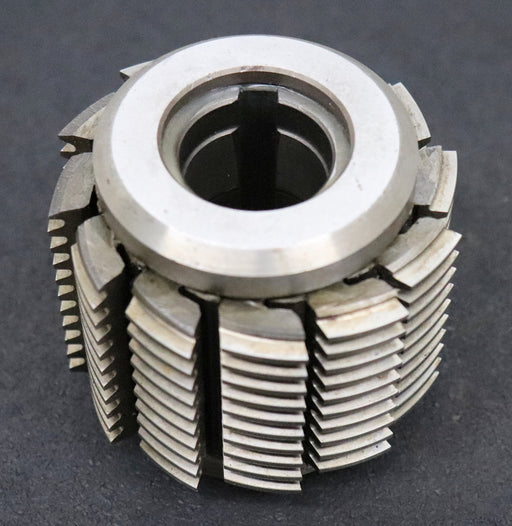 Bild des Artikels Zahnrad-Wälzfräser-gear-hob-m=-1,5915-15°-EGW-Ø80x76xØ27mmmm-mit-LKN