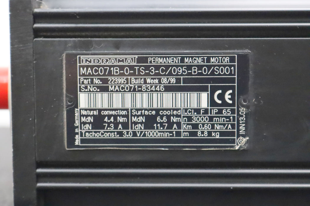 Bild des Artikels BOSCH-INDRAMAT-Servomotor-MAC071B-0-TS-3-C/095-B-0/S001-3000U/min-4,4/6,6Nm