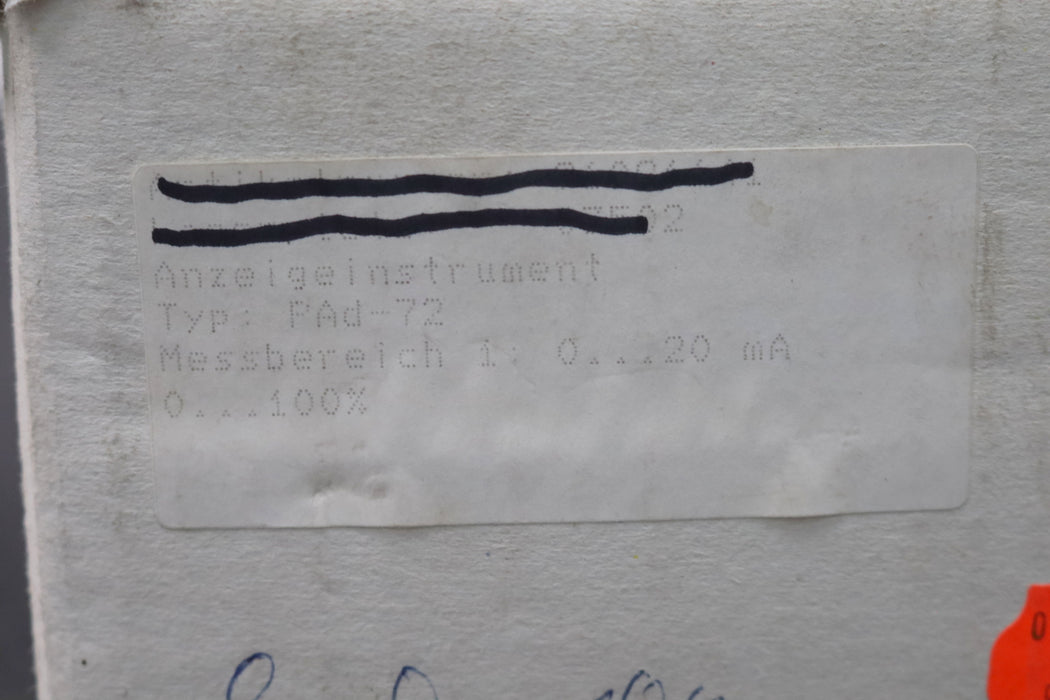 Bild des Artikels JUMO-Einbaumessgerät-20mA-0-100%-1,0-Art.Nr.-91091141-Einbaumaße-140x70x180mm