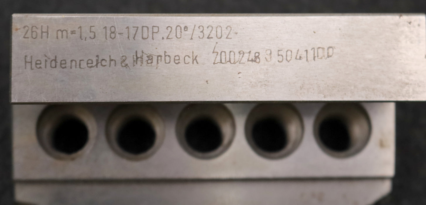 Bild des Artikels 1-Satz-Hobelstähle-Kegelradhobelmaschine-26HS-m=-1,5-EGW-20°-Nutzlänge-77mm+77mm