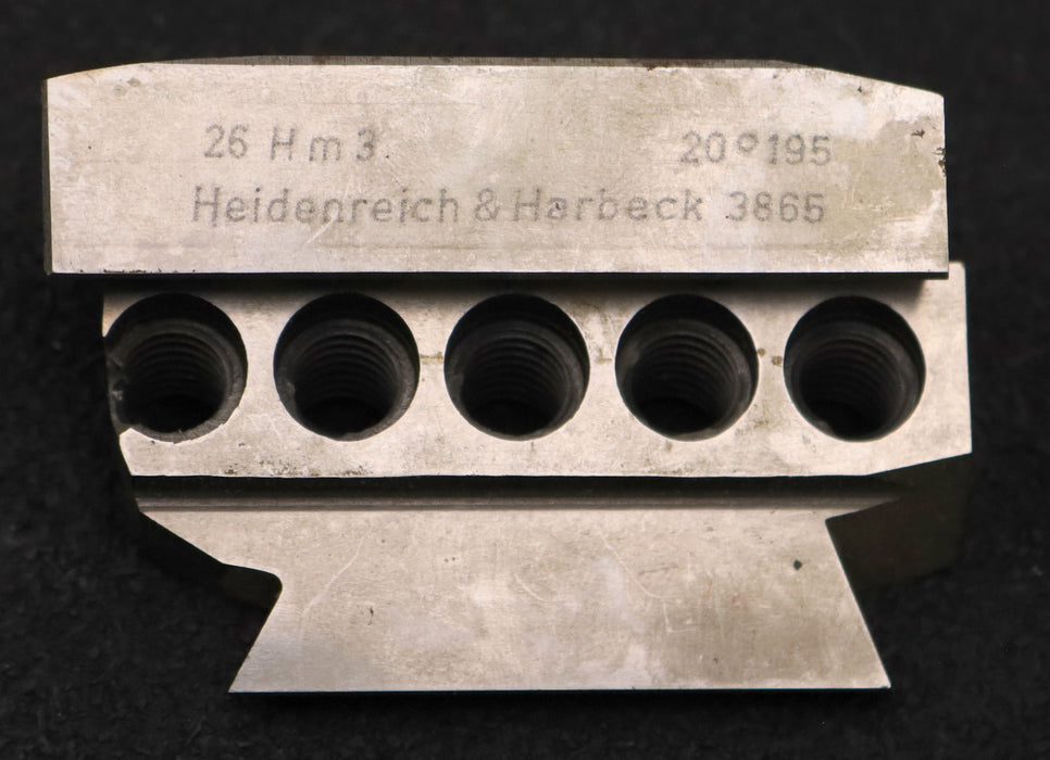 Bild des Artikels 1-Satz-Hobelstähle-Kegelradhobelmaschine-26HS-m=-3,0-EGW-20°-Nutzlänge-58mm+55mm