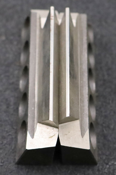 Bild des Artikels 1-Satz-Hobelstähle-Kegelradhobelmaschine-26HS-m=-3,0-EGW-20°-Nutzlänge-58mm+55mm