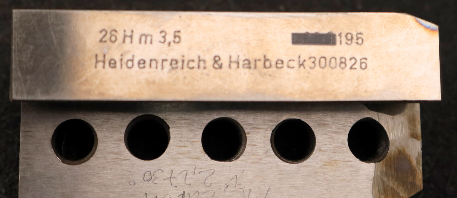 Bild des Artikels 1-Satz-Hobelstähle-Kegelradhobelmaschine-26HS-m=-3,5-EGW-20°-Nutzlänge-72mm+67mm