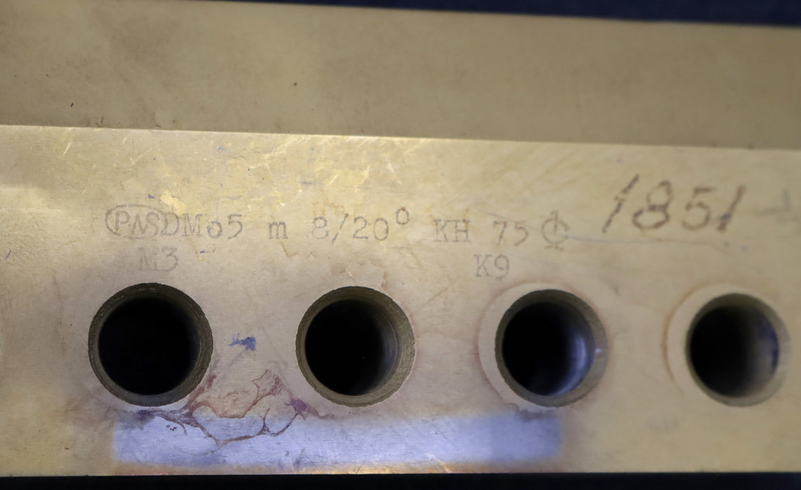 Bild des Artikels PWS-1-Satz-Hobelstähle-Kegelradhobelmaschine-75KH-m=-8-Nutzlänge-133mm-EGW-20°