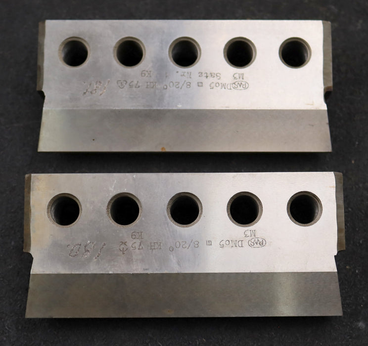 Bild des Artikels PWS-1-Satz-Hobelstähle-Kegelradhobelmaschine-75KH-m=-8-EGW-20°-Nutzlänge-133mm