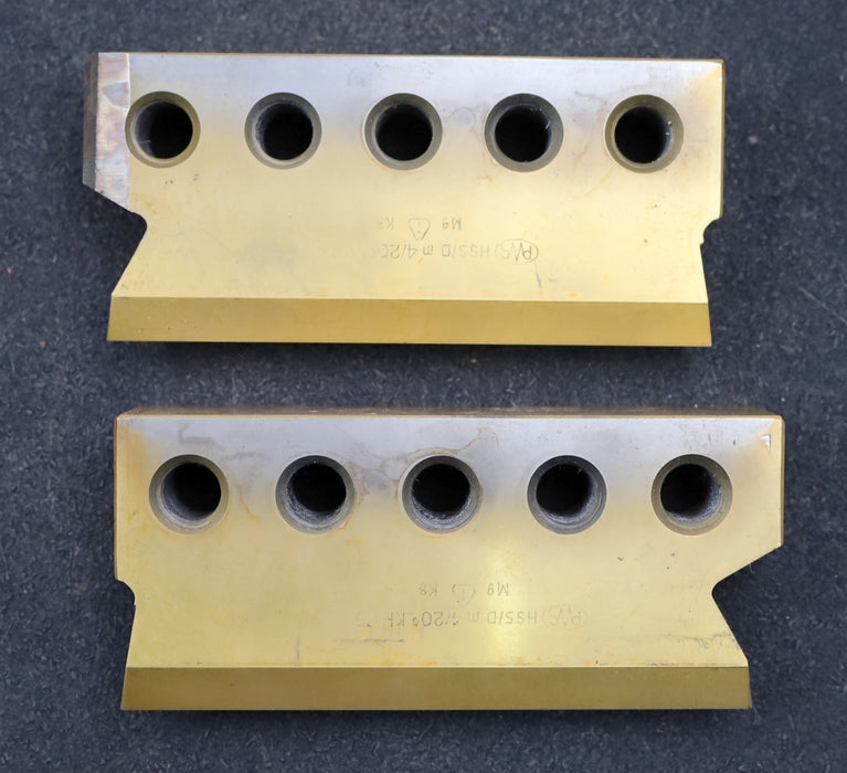 Bild des Artikels PWS-1-Satz-Hobelstähle-Kegelradhobelmaschine-75KH-m=-4-Nutzlänge-128mm-EGW-20°