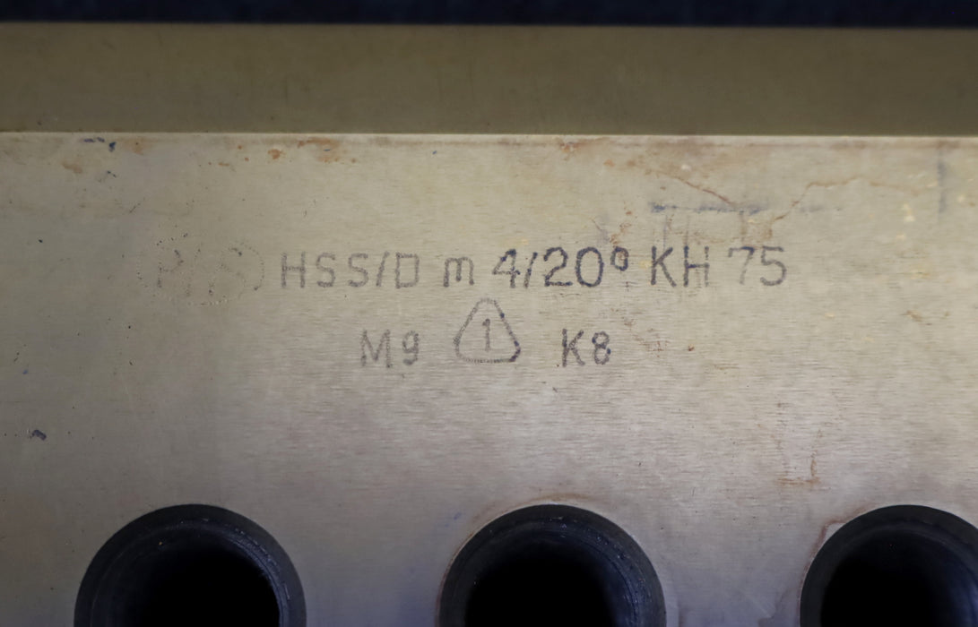 Bild des Artikels PWS-1-Satz-Hobelstähle-Kegelradhobelmaschine-75KH-m=-4-Nutzlänge-128mm-EGW-20°