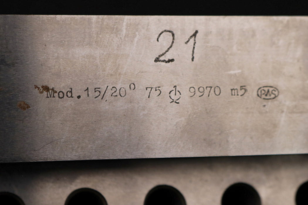 Bild des Artikels PWS-1-Satz-Hobelstähle-Kegelradhobelmaschine-75KH-m=-15-EGW-20°-Nutzlänge-131mm