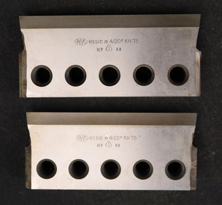 Bild des Artikels PWS-1-Satz-Hobelstähle-Kegelradhobelmaschine-75KH-m=-4-EGW-20°-Nutzlänge-128mm