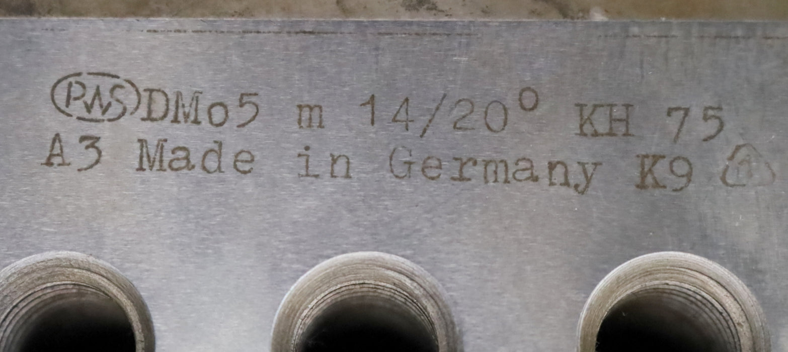 Bild des Artikels PWS-1-Satz-Hobelstähle-Kegelradhobelmaschine-75KH-m=-14-Nutzlänge-133mm-EGW-20°