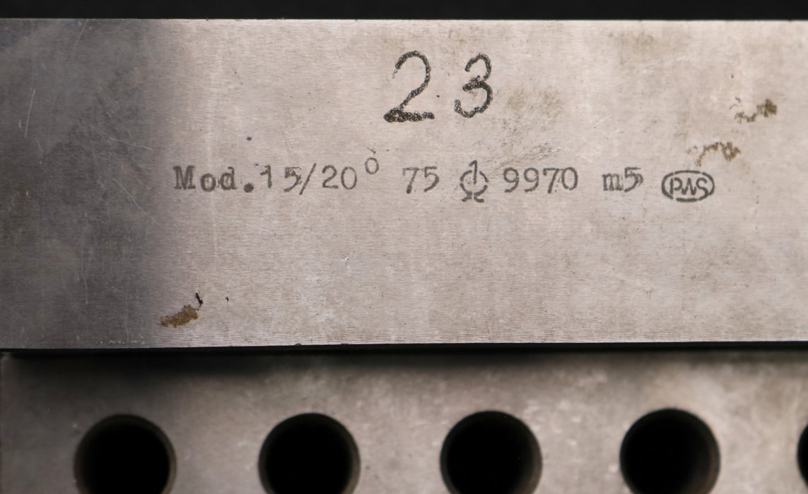 Bild des Artikels PWS-1-Satz-Hobelstähle-Kegelradhobelmaschine-75KH-m=-15-EGW-20°-Nutzlänge-132mm