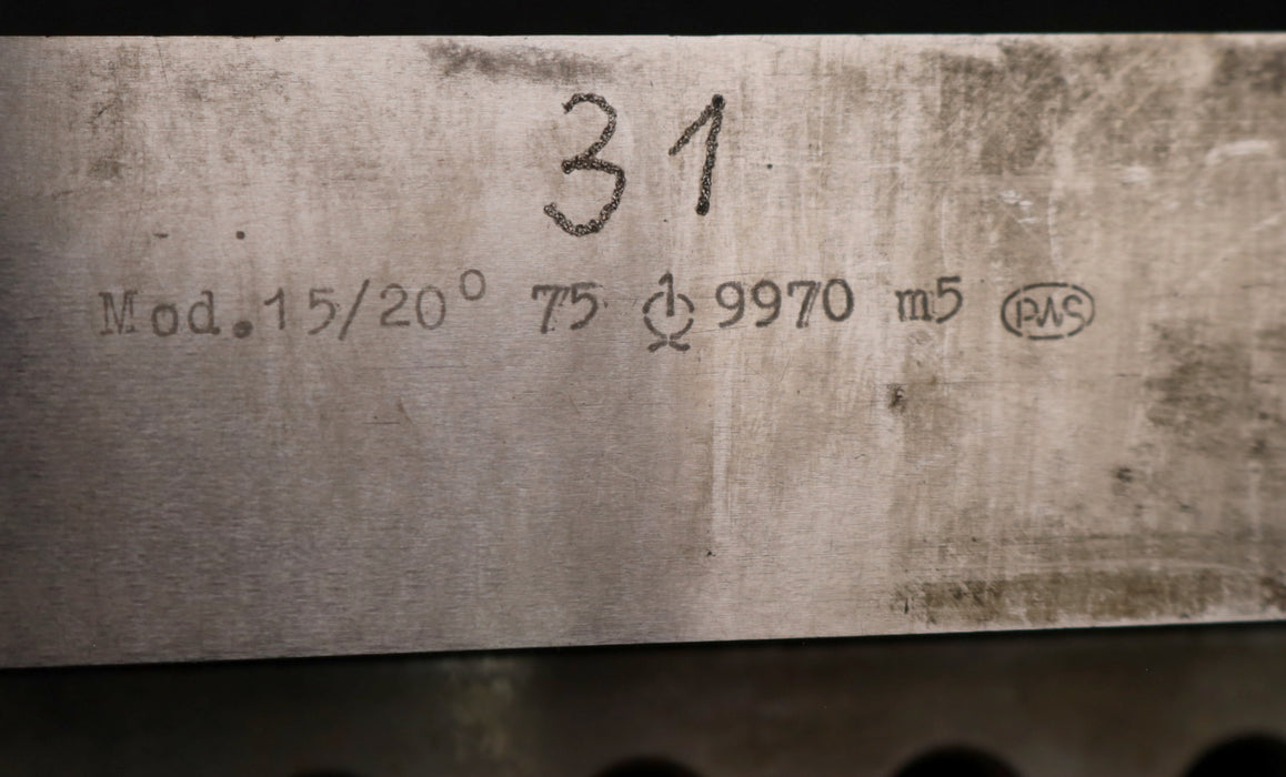 Bild des Artikels PWS-1-Satz-Hobelstähle-Kegelradhobelmaschine-75KH-m=-15-EGW-20°-Nutzlänge-121mm