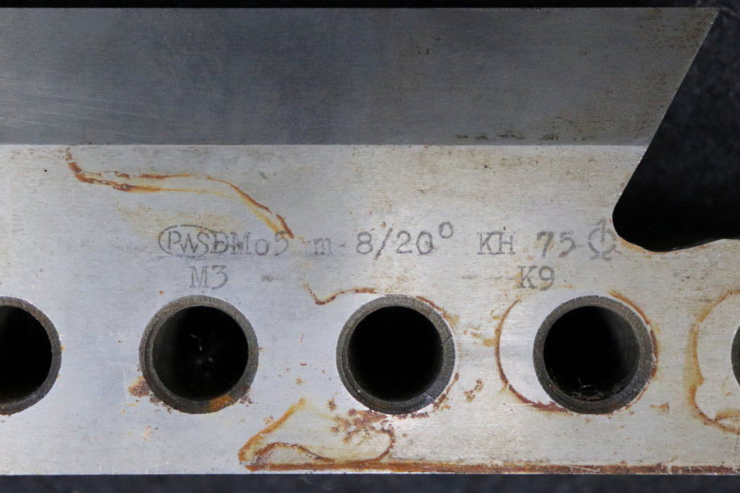Bild des Artikels PWS-1-Satz-Hobelstähle-Kegelradhobelmaschine-75KH-m=-8-EGW-20°-Nutzlänge-115mm
