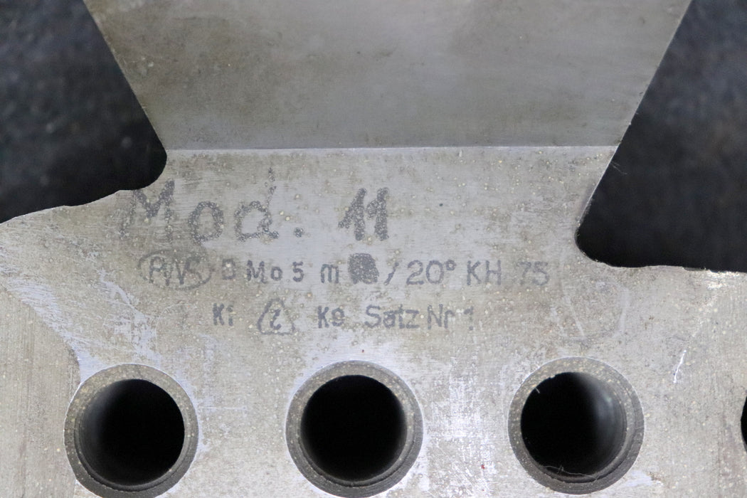 Bild des Artikels PWS-1-Satz-Hobelstähle-Kegelradhobelmaschine-75KH-m=-11-EGW-20°-Nutzlänge-83mm