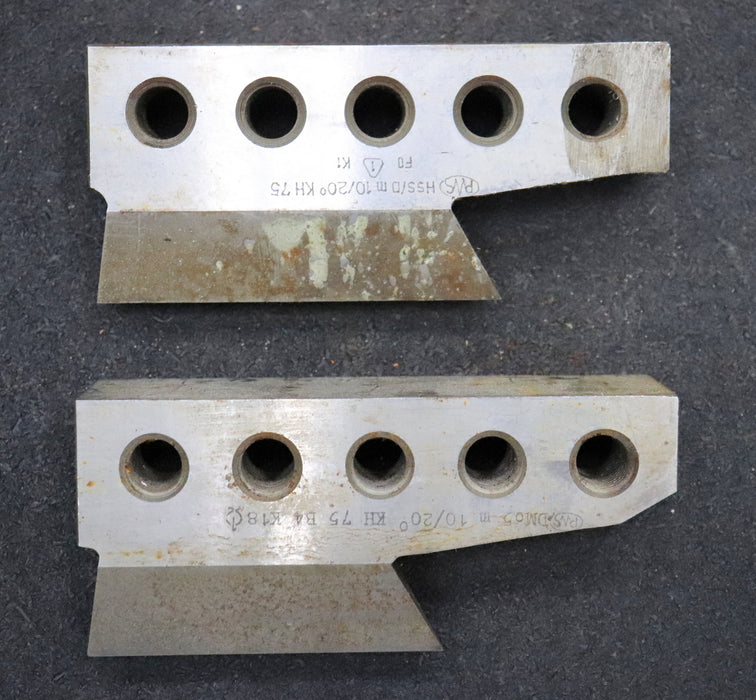 Bild des Artikels PWS-1-Satz-Hobelstähle-Kegelradhobelmaschine-75KH-m=-10-EGW-20°-Nutzlänge-90mm