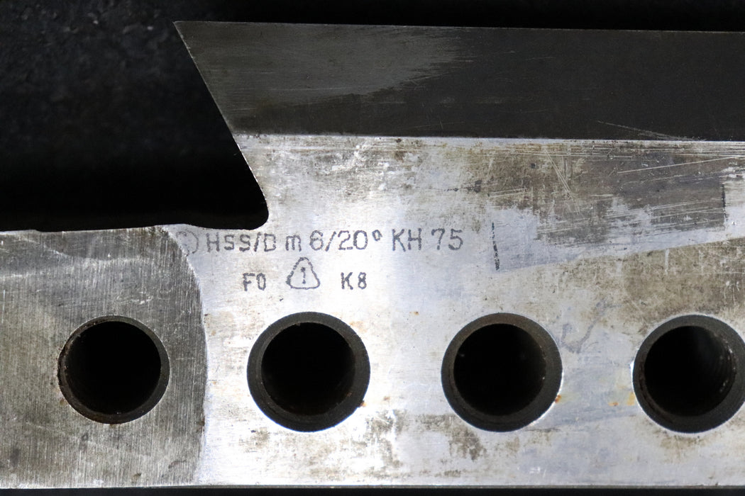 Bild des Artikels PWS-1-Satz-Hobelstähle-Kegelradhobelmaschine-75KH-m=-6-EGW-20°-Nutzlänge-90mm