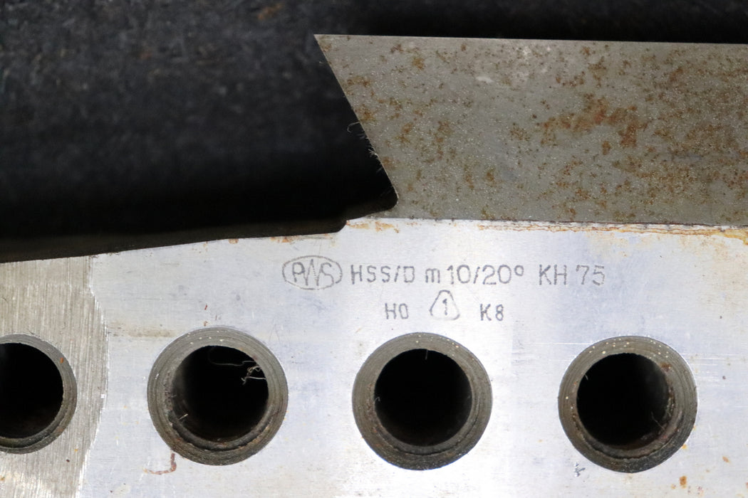 Bild des Artikels PWS-1-Satz-Hobelstähle-Kegelradhobelmaschine-75KH-m=-10-EGW-20°-Nutzlänge-87mm