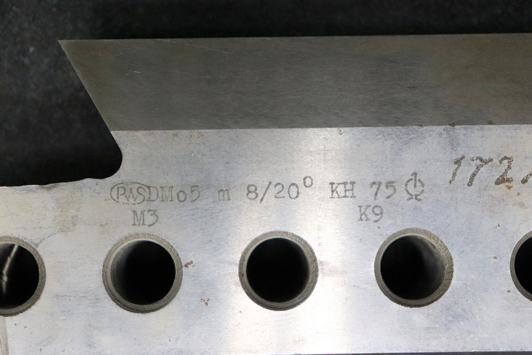 Bild des Artikels PWS-1-Satz-Hobelstähle-Kegelradhobelmaschine-75KH-m=-8-EGW-20°-Nutzlänge-108mm