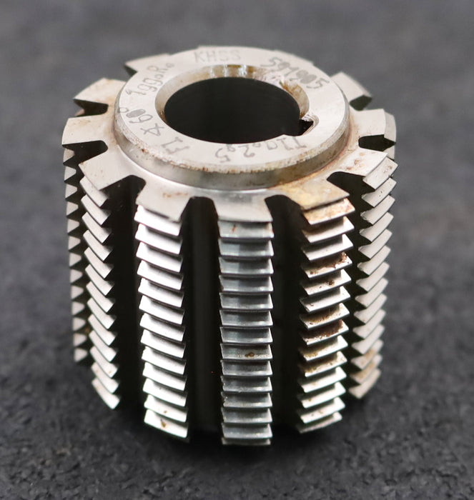 Bild des Artikels DOLD-Kerbzahnwellen-Wälzfräser-Tlg.-2,5-60°EGW-DIN-5481-Ø40x40xØ16mm-mit-LKN