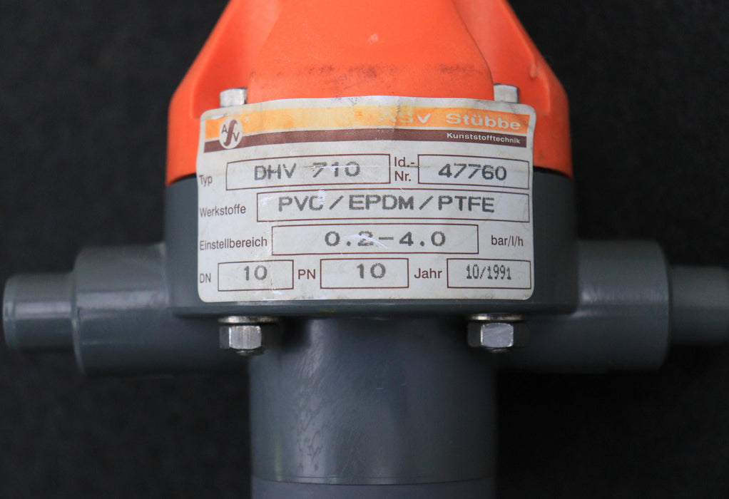 Bild des Artikels ASV-Druckhalteventil-DHV-710-Id.Nr.-47760-Werkstoffe-PVC/EPDM/PTFE