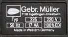 Bild des Artikels GEMÜ-Magnetventil-Typ-225-P-6bar-220V-50Hz-17VA-ND10-DA25-NW20-100%ED
