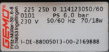 Bild des Artikels GEMÜ-Magnetventil-Typ-225-P-6bar-230V-50/60Hz-70/18w-ND10-DA32-NW25