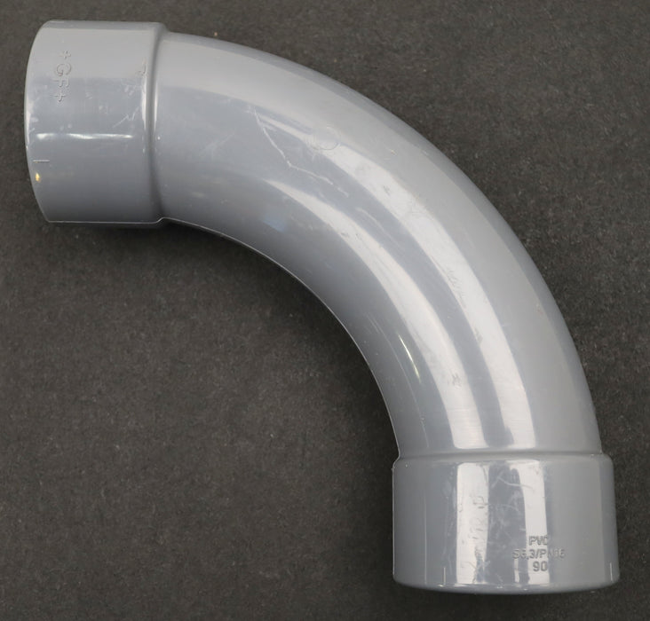 Bild des Artikels GF-GEORG-FISCHER-Bogen-Ø90mm-DN80-90-Grad-PVC-Hart-siliconfrei-unbenutzt