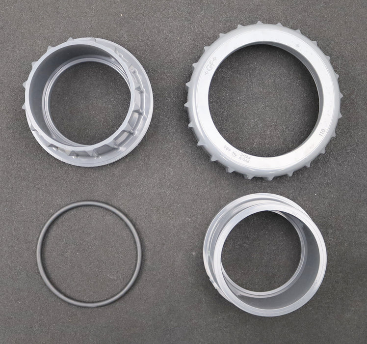 Bild des Artikels GF-GEORG-FISCHER-Verschraubung-Art.-Nr.-721.510.189-innenØ-110mm-DN100-PVC-Hart