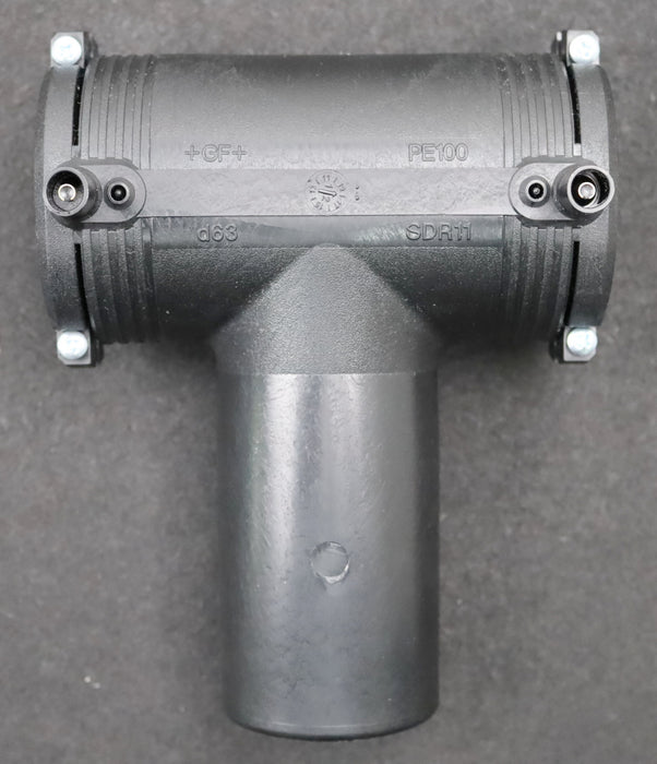 Bild des Artikels GF-GEORG-FISCHER-T-Stück-90°-Art.Nr.-753-211-611-Ø63-PE100-unbenutzt-in-OVP