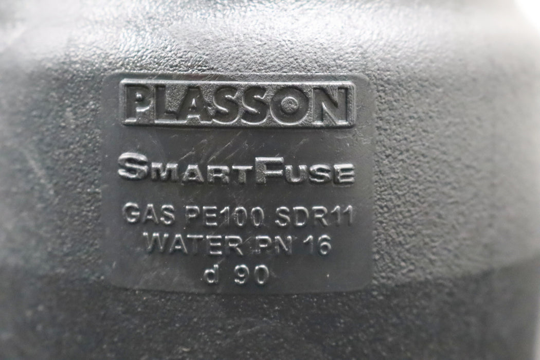 Bild des Artikels PLASSON-Winkel-90°-Art.Nr.-464206090-Ø90mm-PE100-unbenutzt