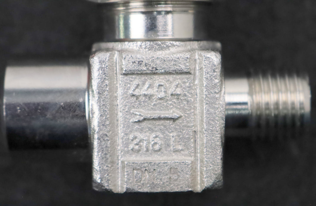 Bild des Artikels DRUVA-Absperrventil-für-Prüfgasleitungen-MVK-141-DN5-1/4''-FXOR-06-200bar