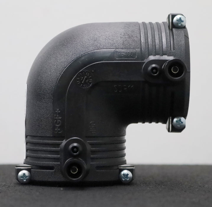 Bild des Artikels GF-GEORG-FISCHER-Winkel-90°-Art.Nr.-753-101-610-Ø50-PE100-unbenutzt-in-OVP