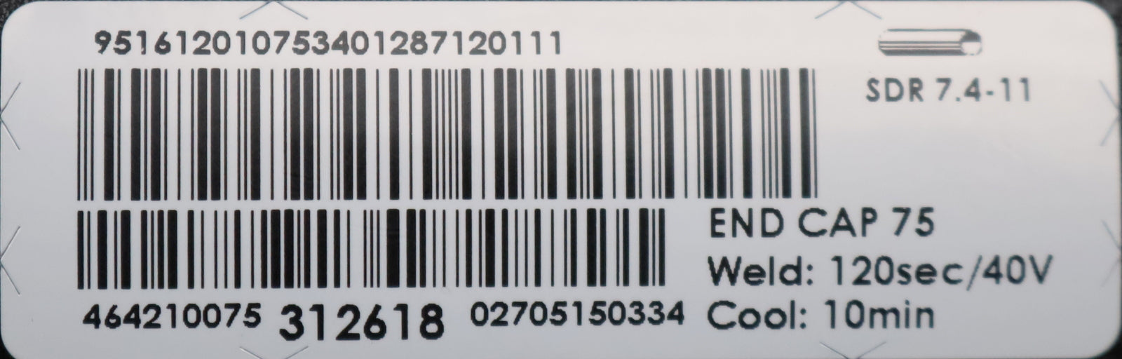 Bild des Artikels PLASSON-Verschlussmuffe-Art.Nr.-464210075-Ø-75mm-PE100-unbenutzt