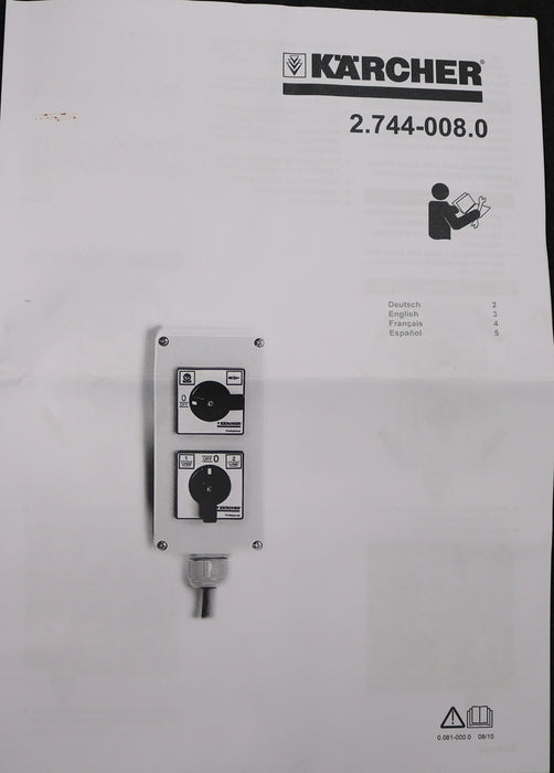 Bild des Artikels KÄRCHER-Fernbedienung-mit-Schaltern-für-Wandmontage-Teile-Nr.-2.744-008.0