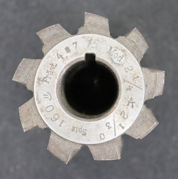 Bild des Artikels Zahnrad-Wälzfräser-gear-hob-m=-2,25mm-2-1/3°-EGW-Ø60x75xØ22mm-mit-LKN