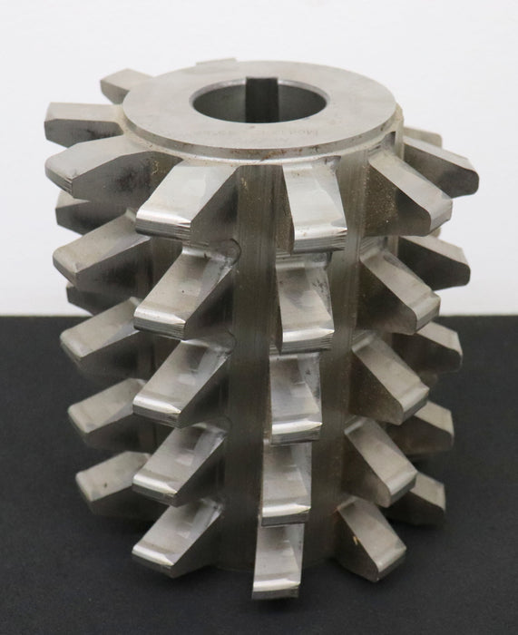 Bild des Artikels LENZEN-Zahnrad-Wälzfräser-gear-hob-m=-12,0mm-19°50'-EGW-BPIV-nach-DIN-3972