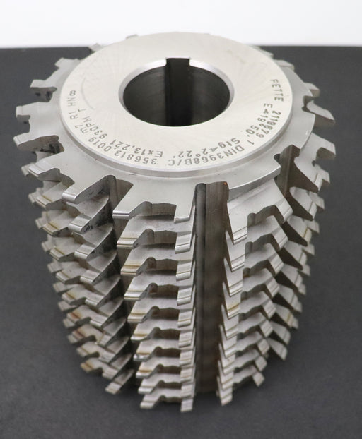 Bild des Artikels FETTE-Räumzahn-Wälzfräser-gear-hob-m=7,0mm-19°50'-EGW-Ø140x172xØ50mm-mit-LKN