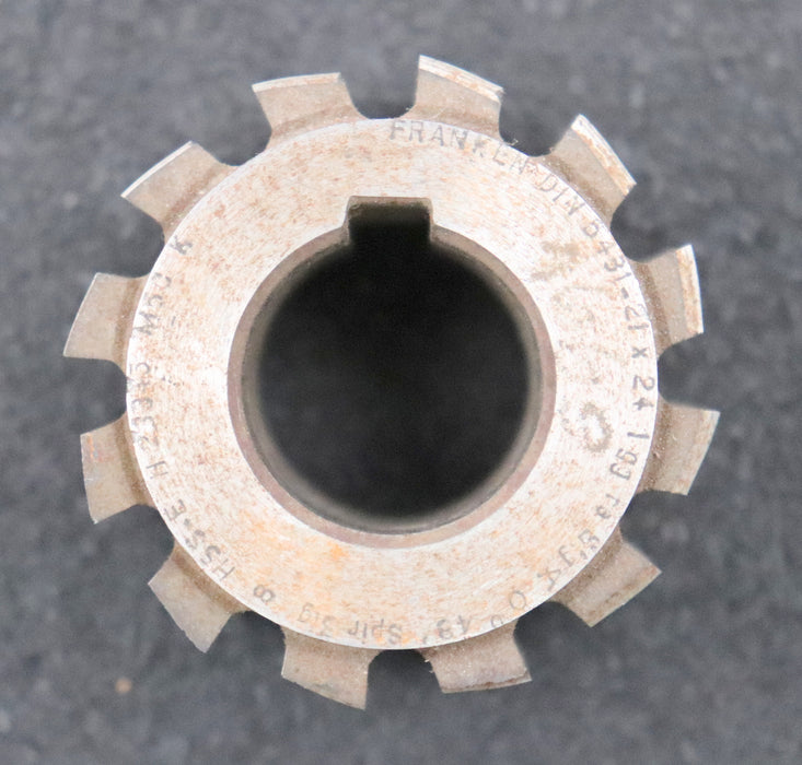 Bild des Artikels FRANKEN-Kerbzahnwellen-Wälzfräser-Nennmass-der-Zahnwelle-21x24-DIN-5481