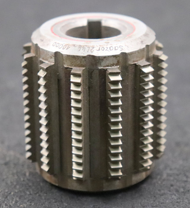 Bild des Artikels SAAZOR-Kerbzahnwellen-Wälzfräser-serration-hob-Nennmass-36x40-27°-EGW-60x61x22mm