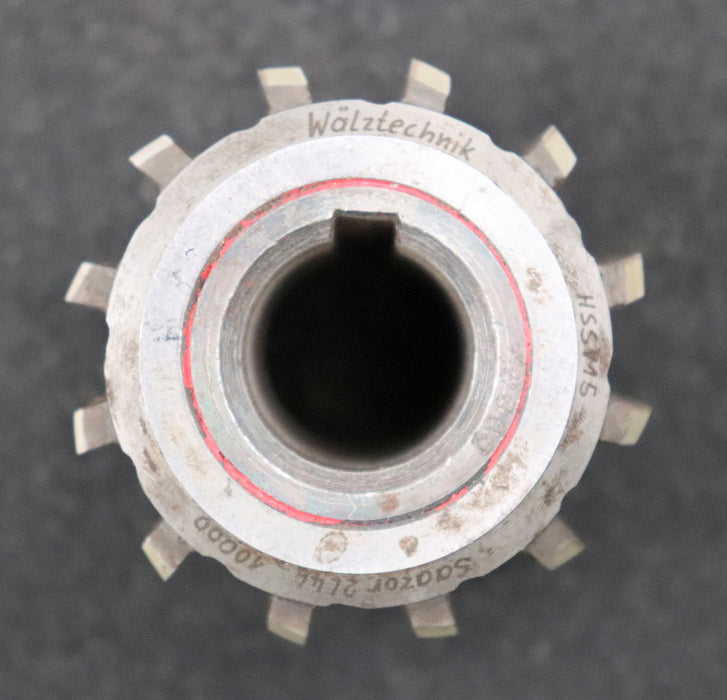 Bild des Artikels SAAZOR-Kerbzahnwellen-Wälzfräser-serration-hob-Nennmass-36x40-27°-EGW-60x61x22mm