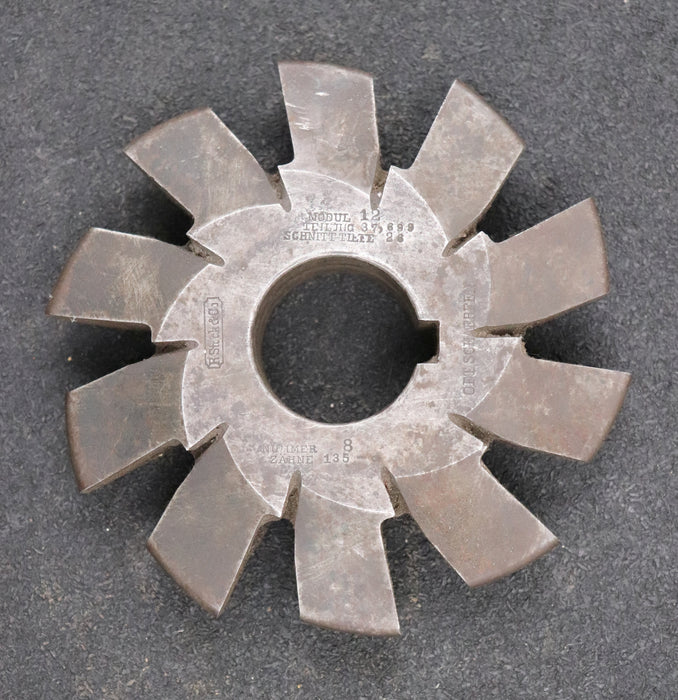 Bild des Artikels R.STOCK-Zahnstangen-Formfräser-rack-milling-cutter-m=-12,0mm-Tlg.-37,699-Z=-135