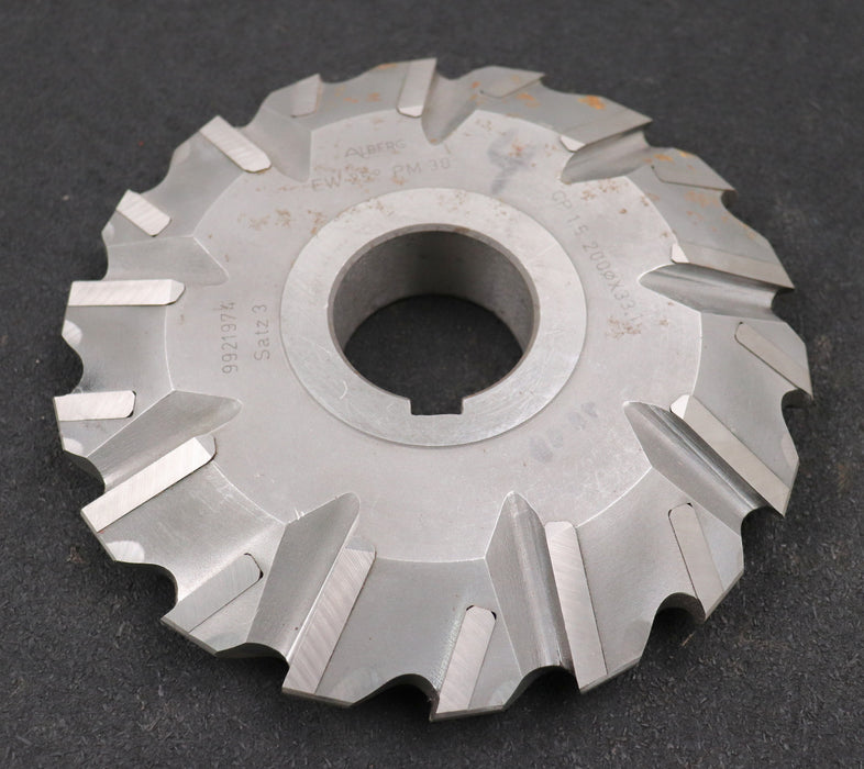 Bild des Artikels ALBERG-Zahnstangen-Formfräser-rack-milling-cutter-m=-30,0mm-25°-EGW-Ø193x32Ø50mm